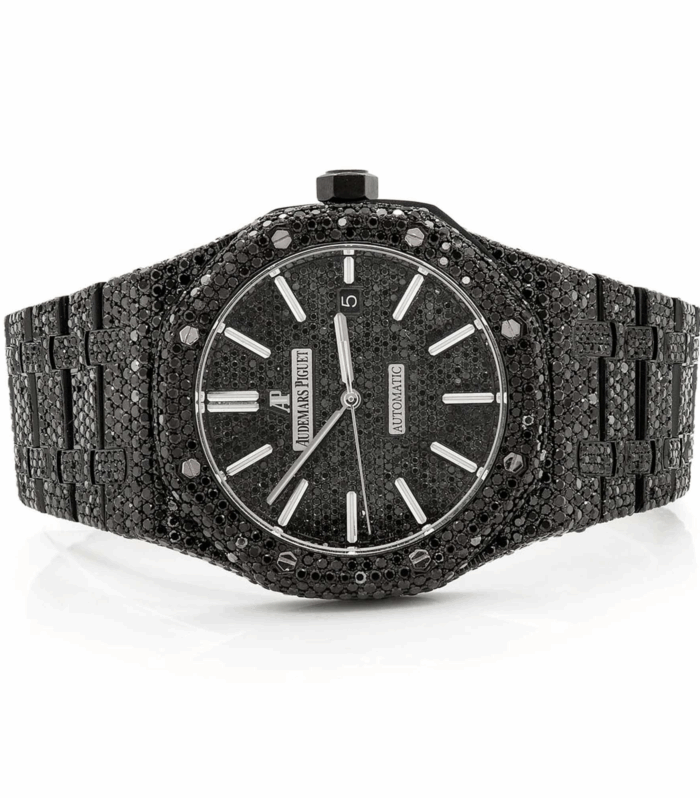 Audemars Piguet Moissanite – AP Royal Oak All Black tone