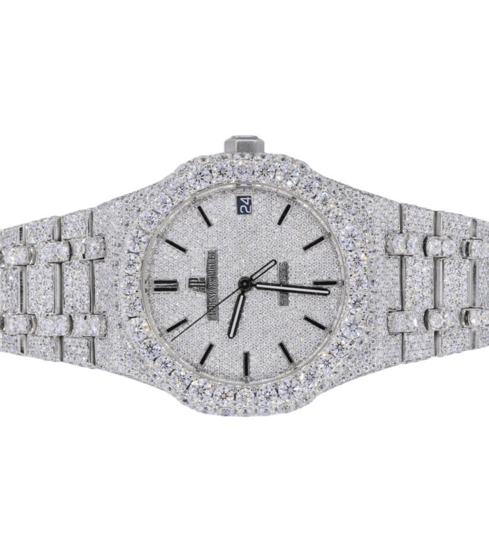 Audemars Piguet Moissanite – AP Royal Oak All White